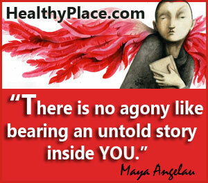 Insightful quote for mental health - Det er ikke noe større plager enn å bære en ufortalt historie i deg.