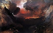 John Martins maleri, "The Great Day of His Wrath", skildrer sinne.